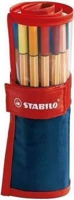 Rotulador rollerset blister de 25 unidades Point 88 8825-021 Stabilo