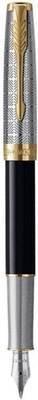 Pluma Parker sonnet metal & black gt punta fina 2119784