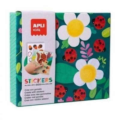 Juego Apli 18362 gomets mariquita