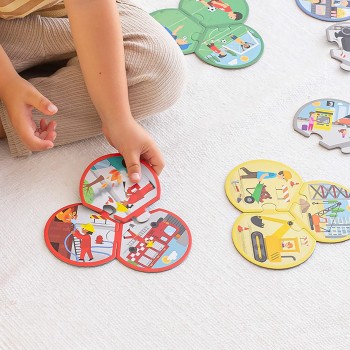 Juego Apli 18822 puzle trio profesiones 24 piezas
