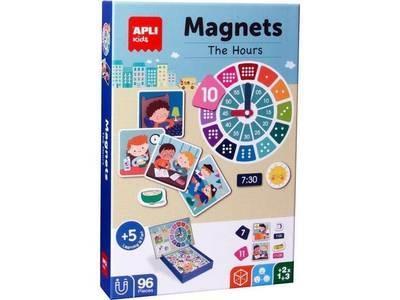 Juego Apli 18573 magnético las horas 96 piezas