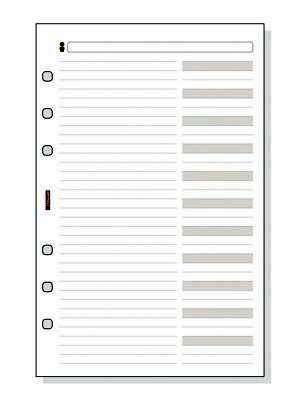 Recambio Agenda Finocam R554 telefonos 1965405