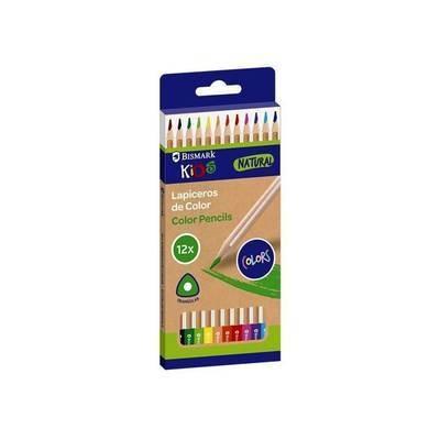 Lapiz Bismark c/12 colores Natural basic 330155