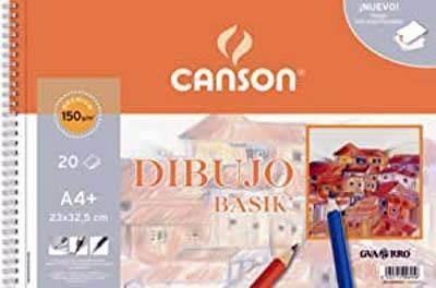 Block de dibujo Canson Basik A4+ 20H.150GR. 400695