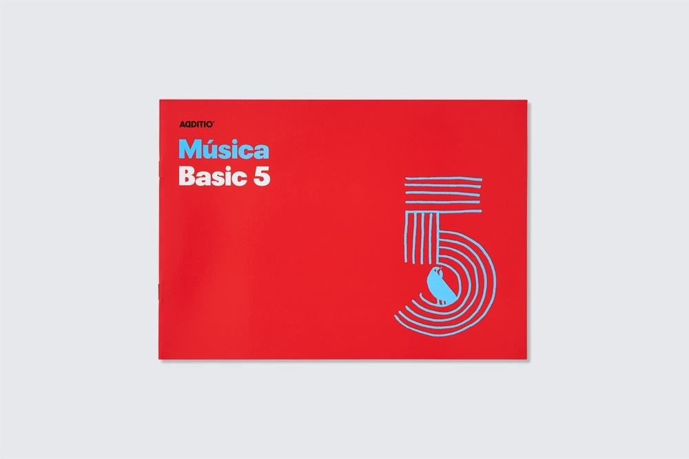 Bloc Musica Additio M05 cuarto 5 pentagramas apaisado