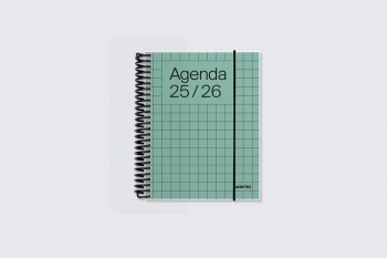 Agenda espiral Additio A142DP bachillerato Universal dia pagina 288paginas 12x18,5cm