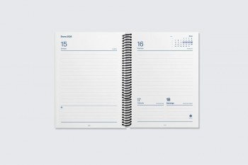 Agenda espiral Additio A142DP bachillerato Universal dia pagina 288paginas 12x18,5cm