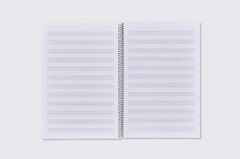 Bloc espiral música Additio M14 folio Basic12 20h 12 pentagramas-10mm