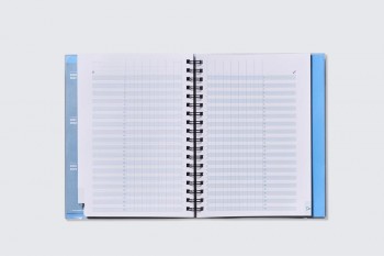 Bloc Additio P232 todas las clases castellano día página plan del curso evaluación con fundas 17x24cm