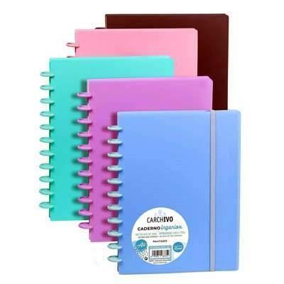 66005017 CUADERNO INGENIOX A5 100 HOJAS RAYAS MENTA CARCHIVO