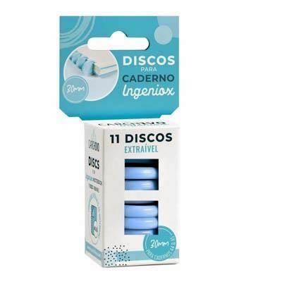 66144017 ESTUCHE 11 DISCOS PARA CUADERNO INGENIOX MENTA CARCHIVO