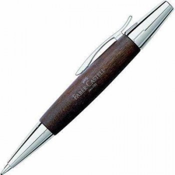 Bolígrafo Faber-Castell E-motion madera de peral y metal marrón oscuro 148381