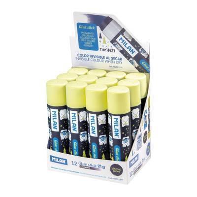 Caja expositora 12 barras de pegamento azul 21 g The Yeti 4415912YT