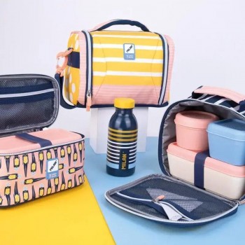 Bolsa isotérmica porta alimentos pequeña con 1 recipiente (1,5L) Swims, azul marino 08805SM