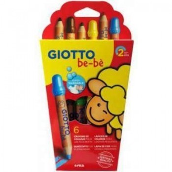 Giotto F46960000 Be-be Lapices C/6+Afilador 4664