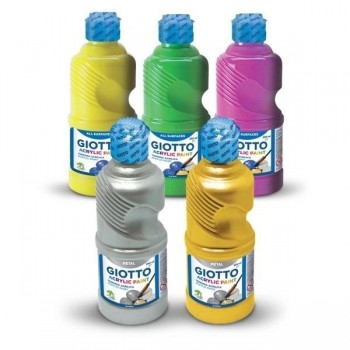 Tempera Giotto Acrilica 500ml Negro 533724