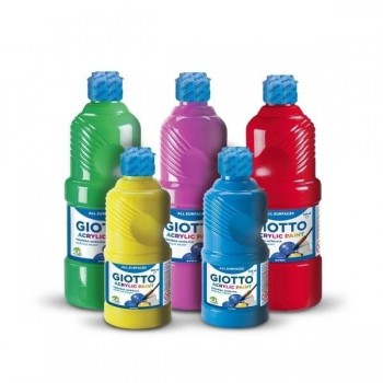 Tempera Giotto Acrilica 500ml Negro 533724