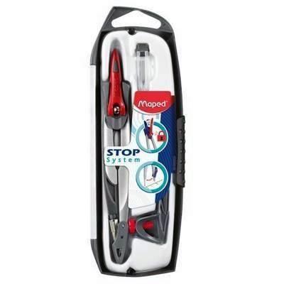 Compas Maped 196100 Stop System con adaptador