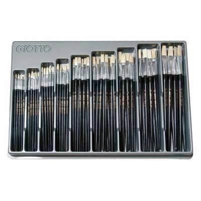 PINCELES DE PELO DE CERDA PLANO Nº 16