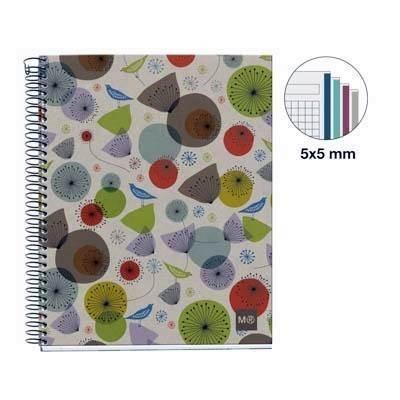 Block MiquelRius A5 120 hojas 5x5 80 gramos reciclado Ecobirds MR2463