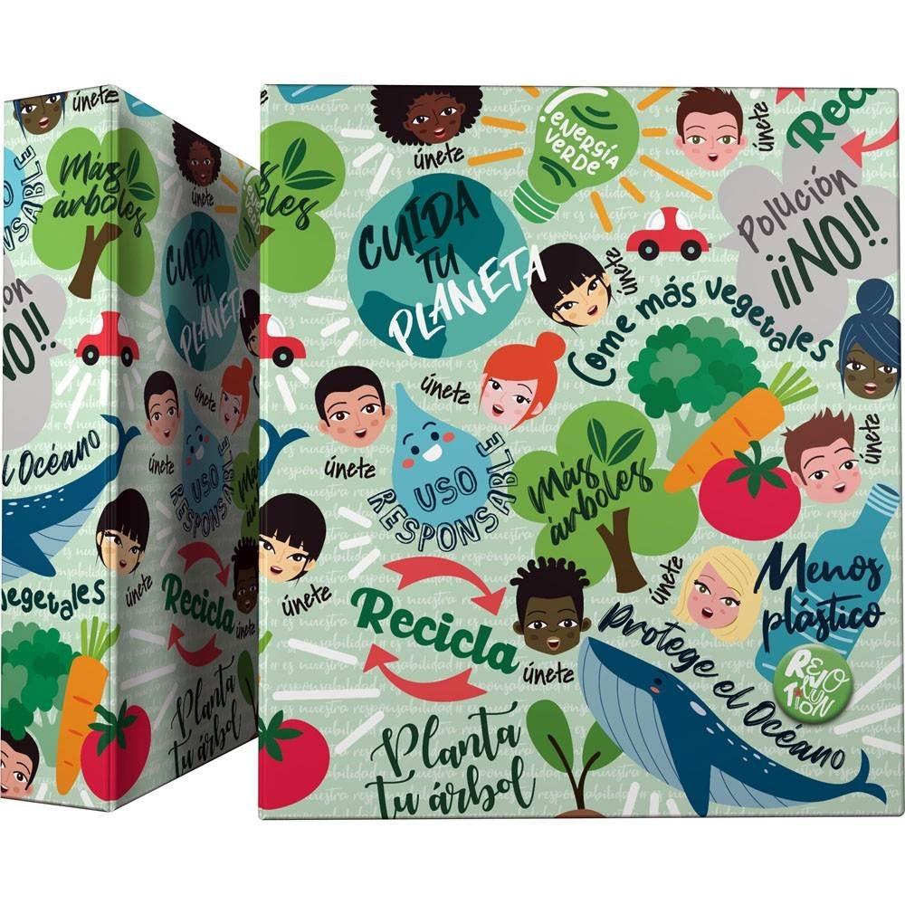 Forrado. Carpeta Anillas 4D40mm A4 GREEN 88172648