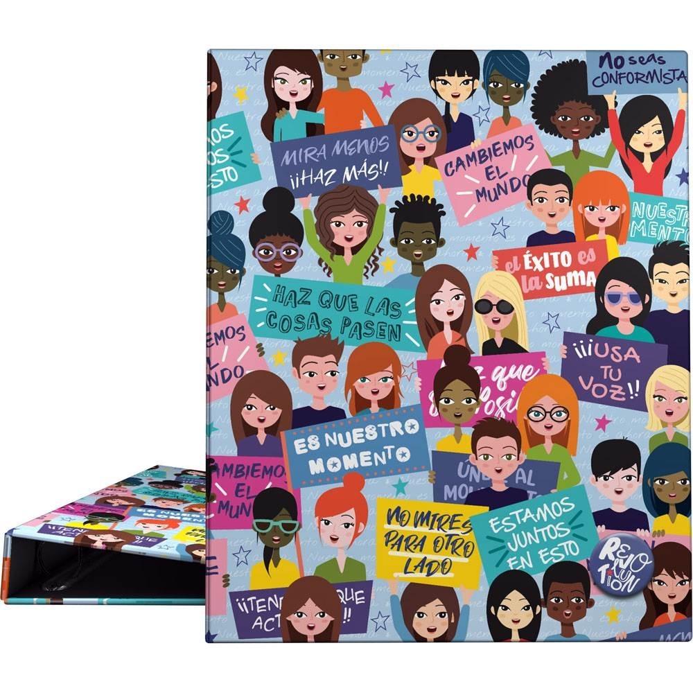 Forrado. Carpeta Anillas 4D25mm A4 MOVE ON 88142647