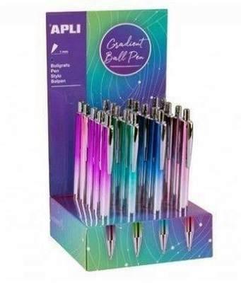 Boligrafos Apli 18982 gradient metal