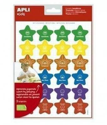 Blister gomets Apli 19223 motivacionales 3H. removibles