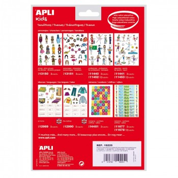 Blister gomets Apli 19225 el espacio 3H. removibles