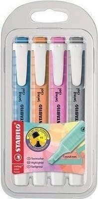 Rotuladores fluorescentes Stabilo Swing pastel estuche 4 unidades std 275/4-08-2
