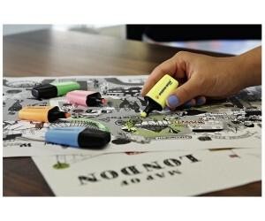 Rotulador Stabilo Boss Mini 07/5-2-01 estuche cartón 5 uds.