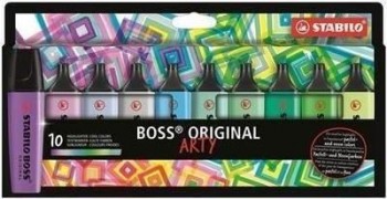 Rotulador Fluorescente Stabilo Boss colores frios estuche/10 COL. 70/10-2-20 Arty Line