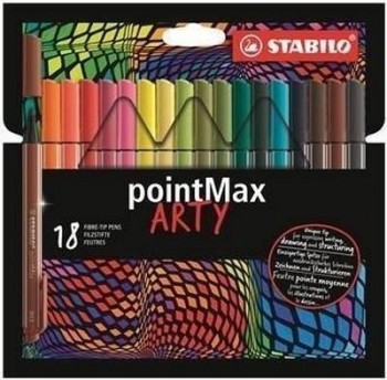 STABILO pointMax ARTY LINE estuche cartón 18 uds. 488/18-1-20
