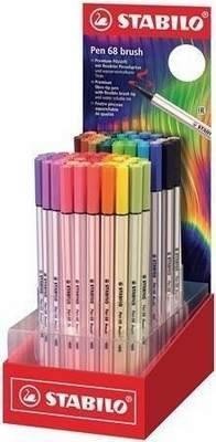 568/80-02 Exp. STABILO Pen brush ARTY LINE 80 colores