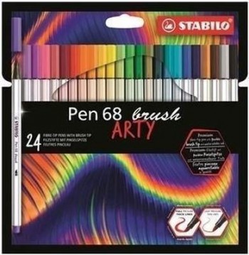 568/24-21-20 STABILO Pen brush ARTY LINE estuche cartón 24 uds.