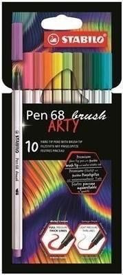 568/10-21-20 STABILO Pen brush ARTY LINE estuche cartón 10 uds.