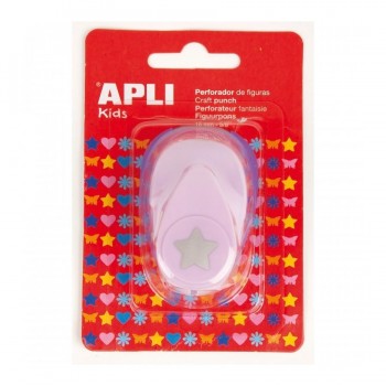 Taladro Apli 13069 papel estrella lila 16mm