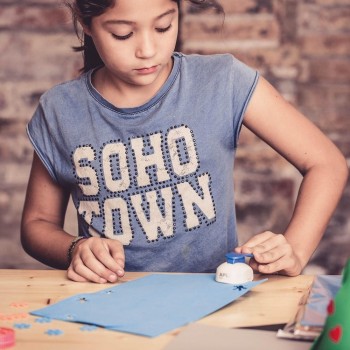 Taladro Apli 13302 Goma Eva COPO NIEVE Azul