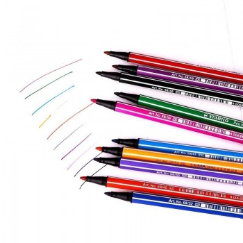 Rotulador Stabilo 6818/22-6 Pen 68 C/18 surtida caja cartón