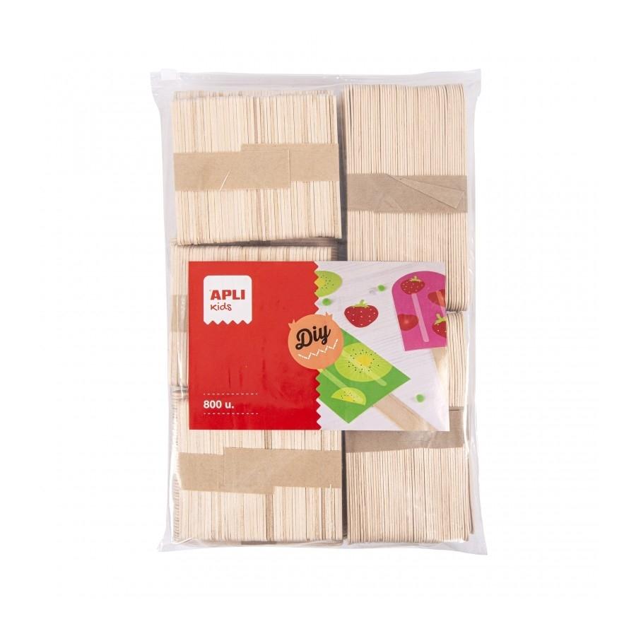 B.800 palos polo Apli medidas surtidas color natural 17454