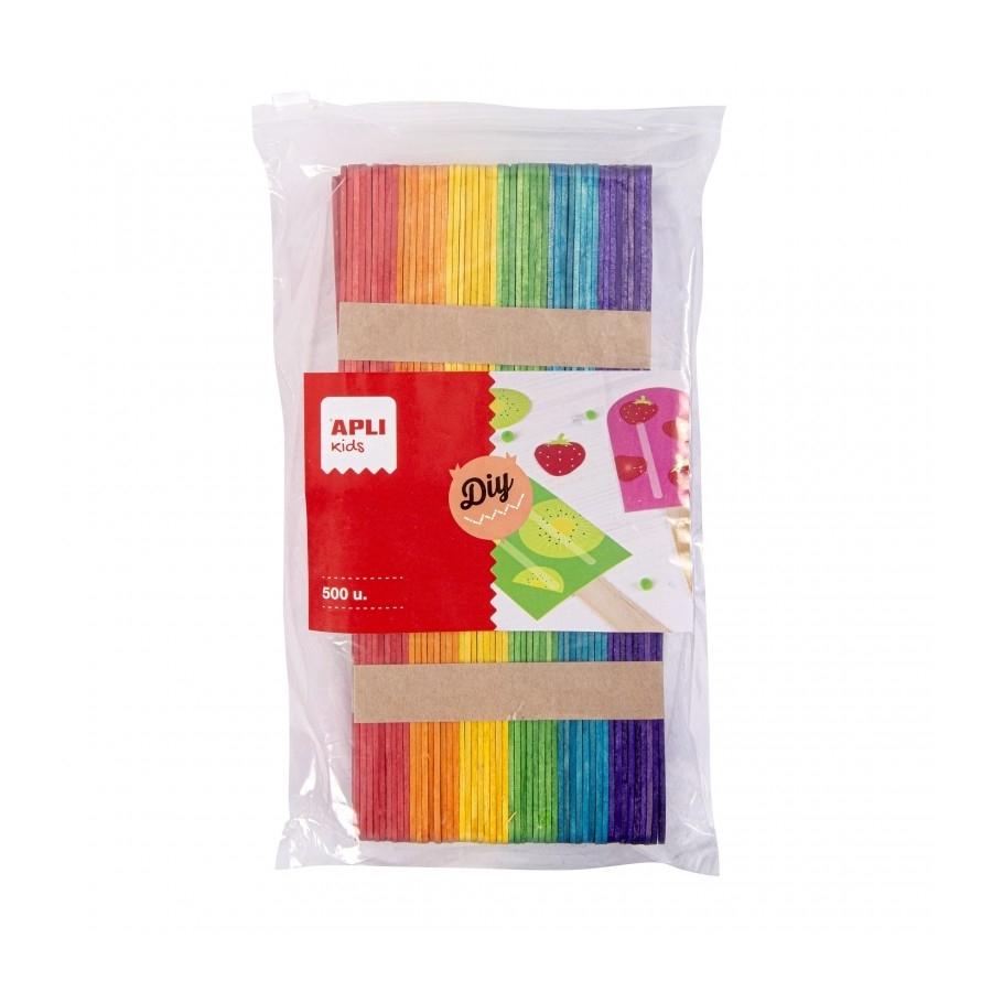 B.500 palos polo Apli colores surtidos 17453