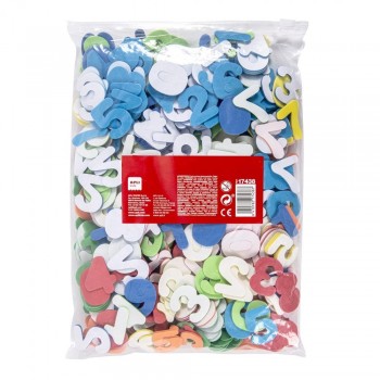 B.500 formas goma eva Apli números adhesivos 17438