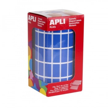 Gomets geométricos en rollo Apli rectángulo 20x10mm