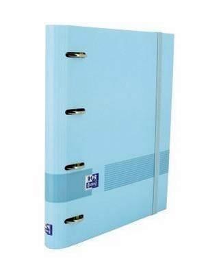 Carpebloc pizarra Oxford 400158627 A4+ recambio 80H 90G cuadros 5x5 periwinkle blue