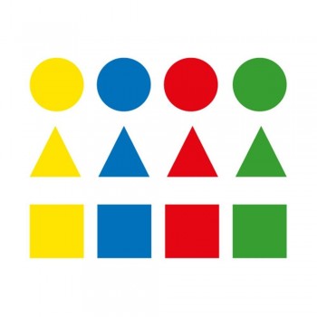 Gomets geométricos Apli en bolsa