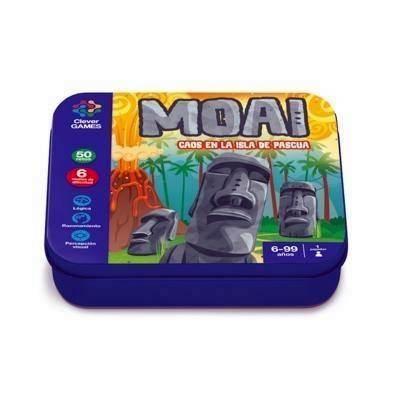 CGM003 JUEGOS INTELIGENTES MOAI CAJA METÁLICA IMAGILAND