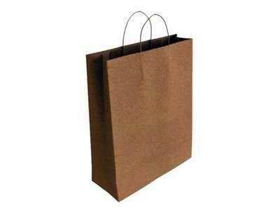 Bolsa papel kraft Poessa L