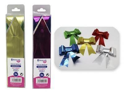 329704 COCA METALIZADA 5 CM AUTOMATICA SET 3 UND PVC POESSA