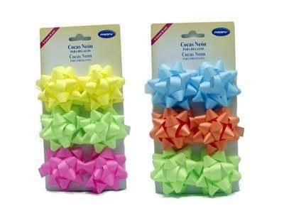326397 COCAS PP NEON 6 CM - 6 UNDS POESSA