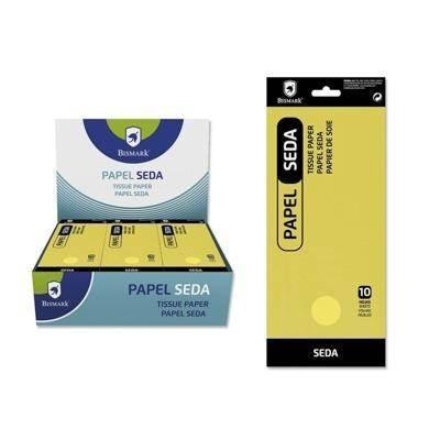 PAPEL SEDA LISO AMARILLO. BOLSA 10 HOJAS 326613
